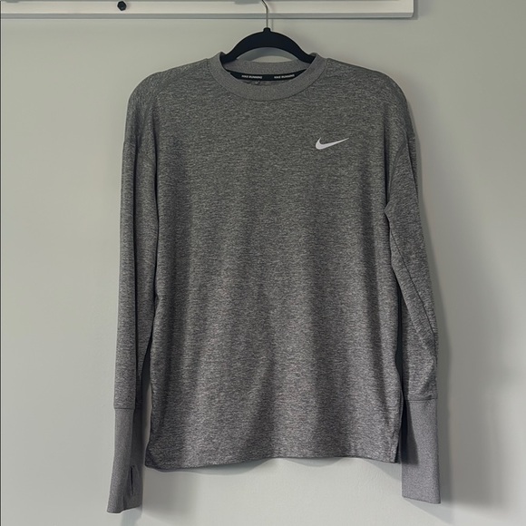 Nike Tops - Nike Running Gray Long Sleeve
